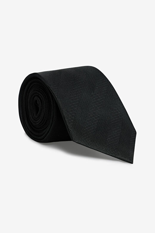 Jedwabny krawat w strukturalny wzór