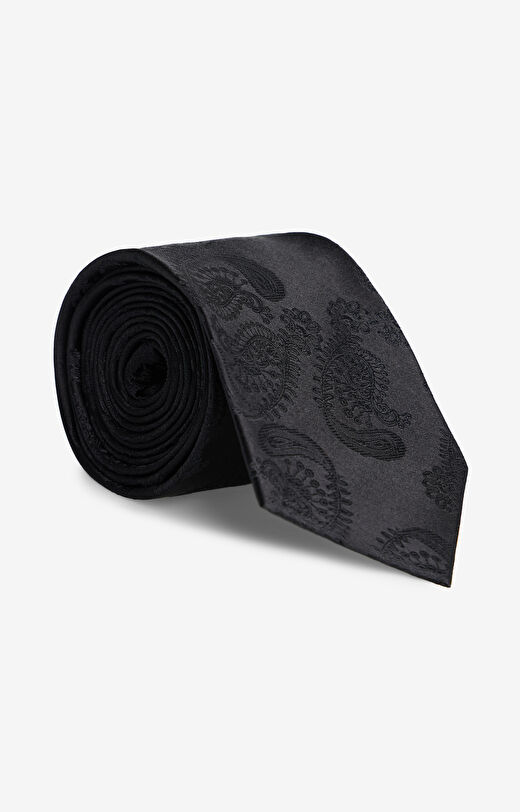 Jedwabny krawat we wzór pailsey