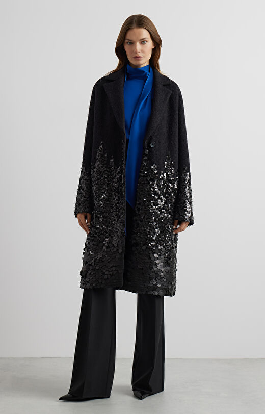 Płaszcz z cekinami