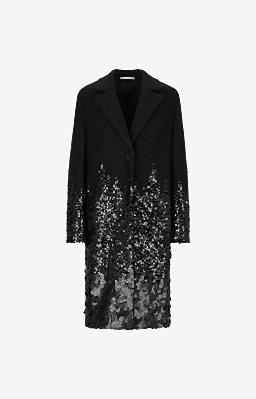 Płaszcz z cekinami