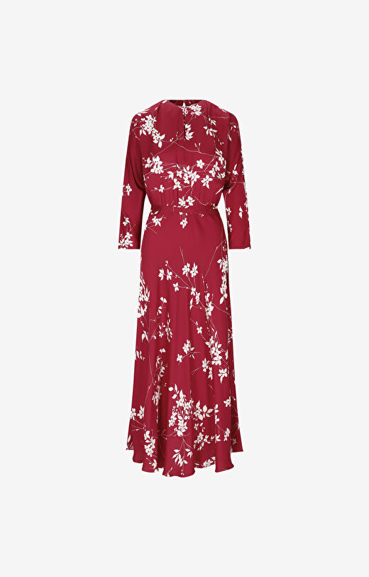 Sukienka kimonowa w print