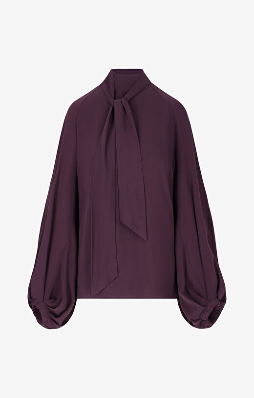 Bluzka z ozdobnym wiązaniem