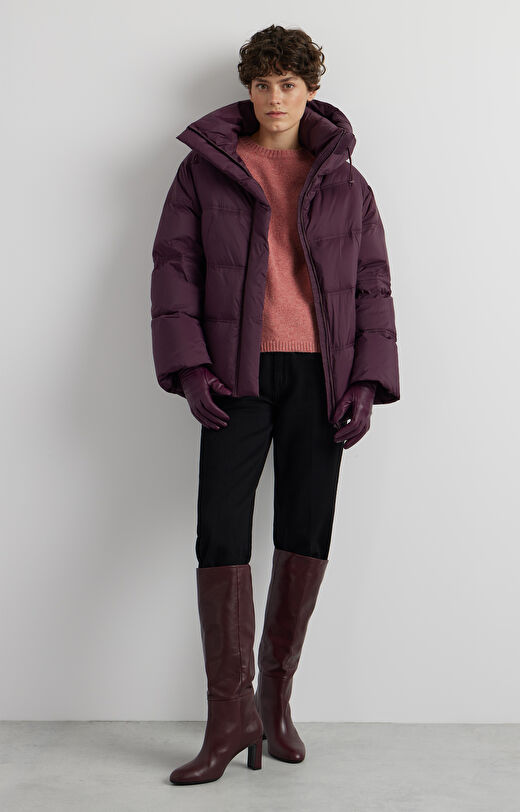 Puchowa pikowana kurtka