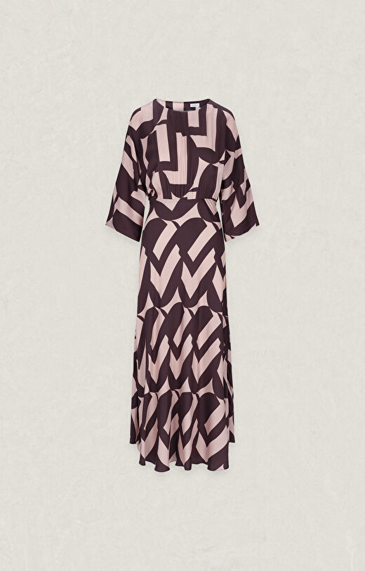 Sukienka midi w print