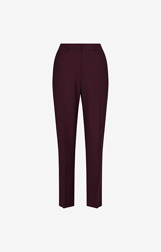 Wełniane spodnie slim fit do garnituru - Mix&Match