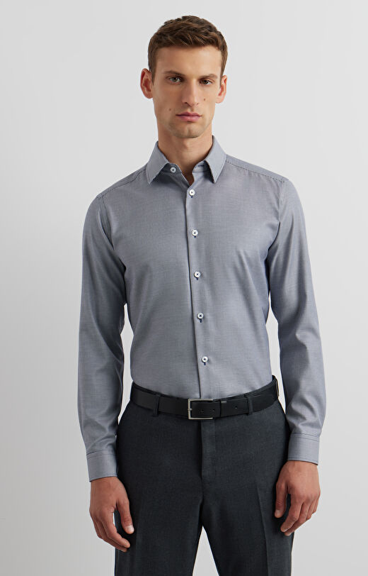 Koszula slim w pepitę