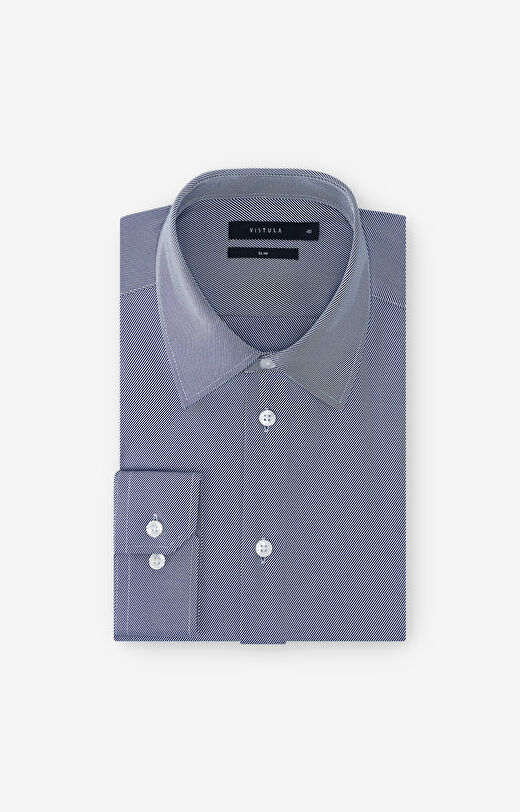 Koszula slim o twillowym splocie