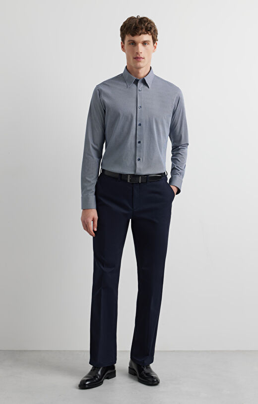 Koszula slim w print