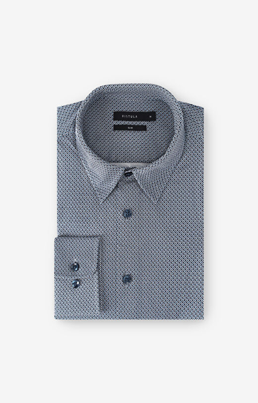 Koszula slim w print