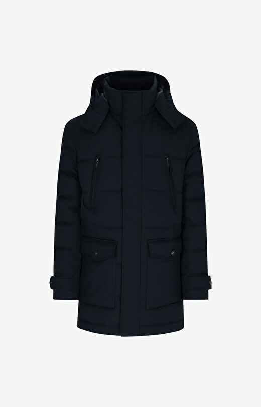 Puchowa parka