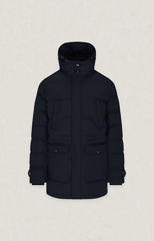 Puchowa parka