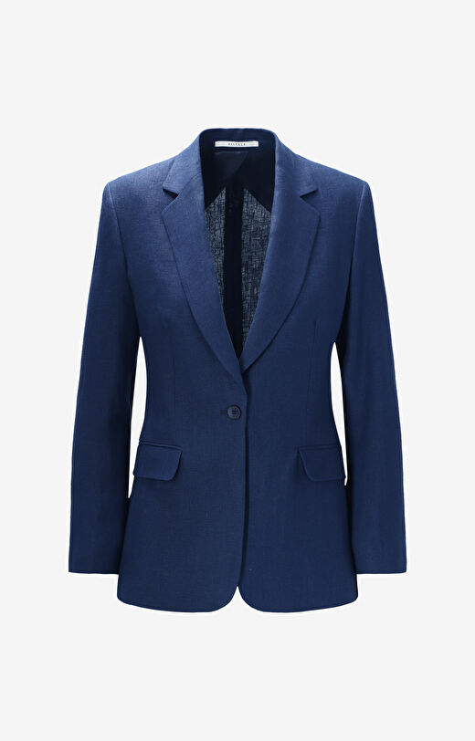 Marynarka lniana slim fit do garnituru - Mix&Match