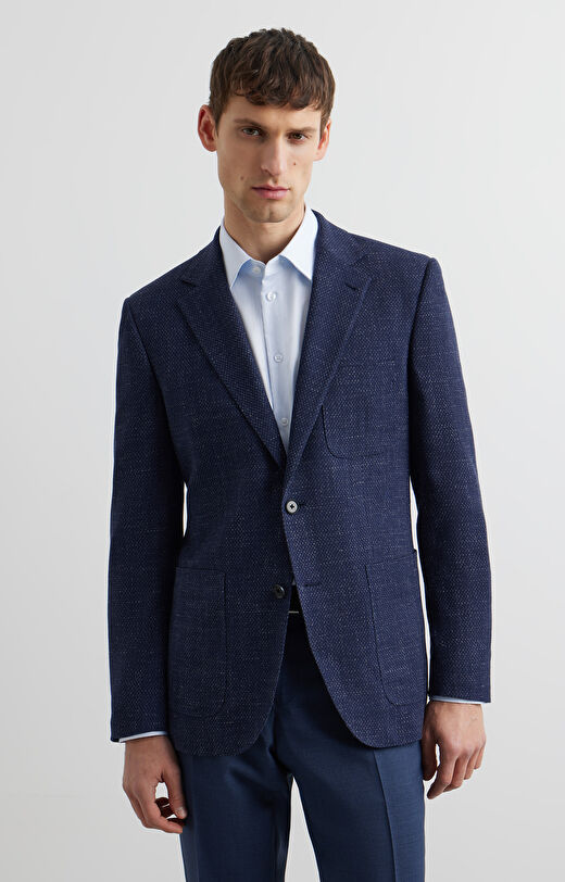 Marynarka super slim w mikrowzór