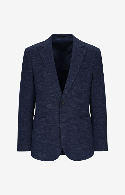 Dzianinowa marynarka slim