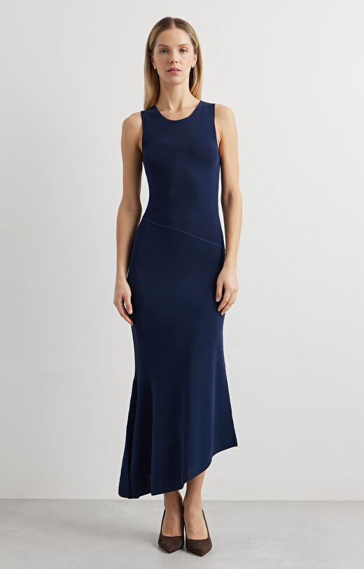 Dzianinowa sukienka slim