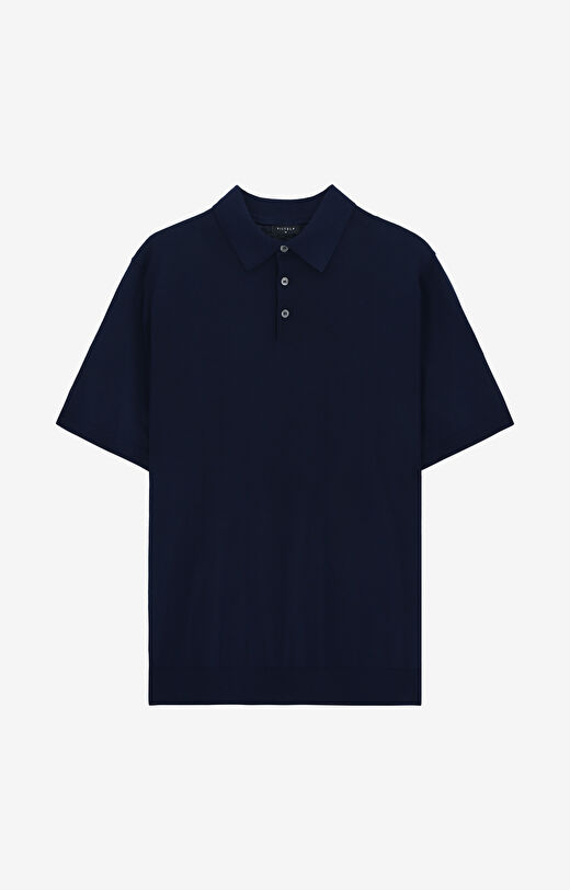 Gładkie polo swetrowe