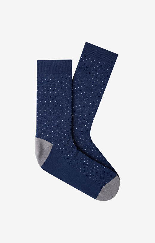 Długie skarpety w kropki
