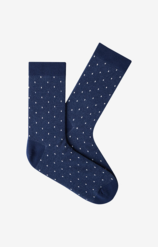Długie skarpety w kropki