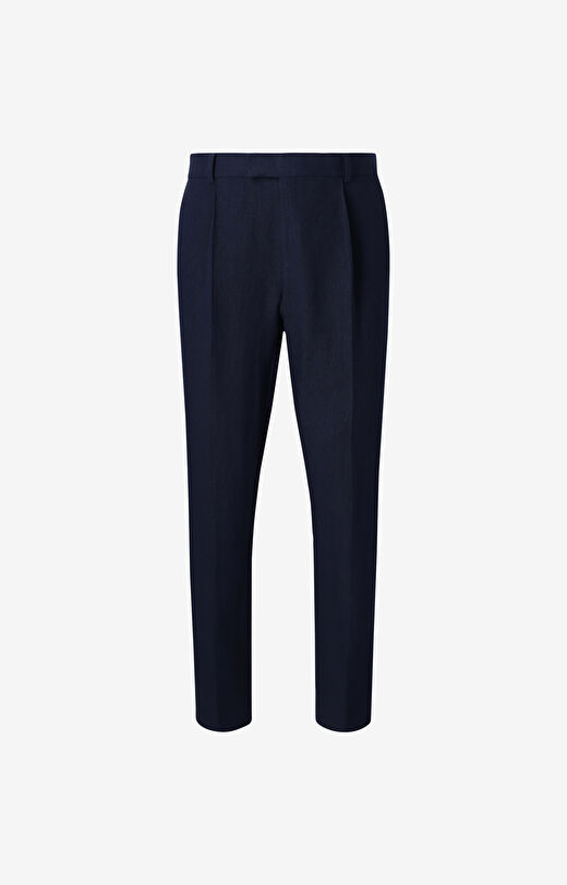 Spodnie lniane super slim do garnituru - Mix&Match