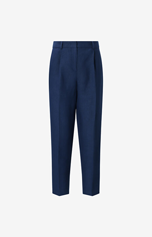 Spodnie lniane slim fit do garnituru - Mix&Match