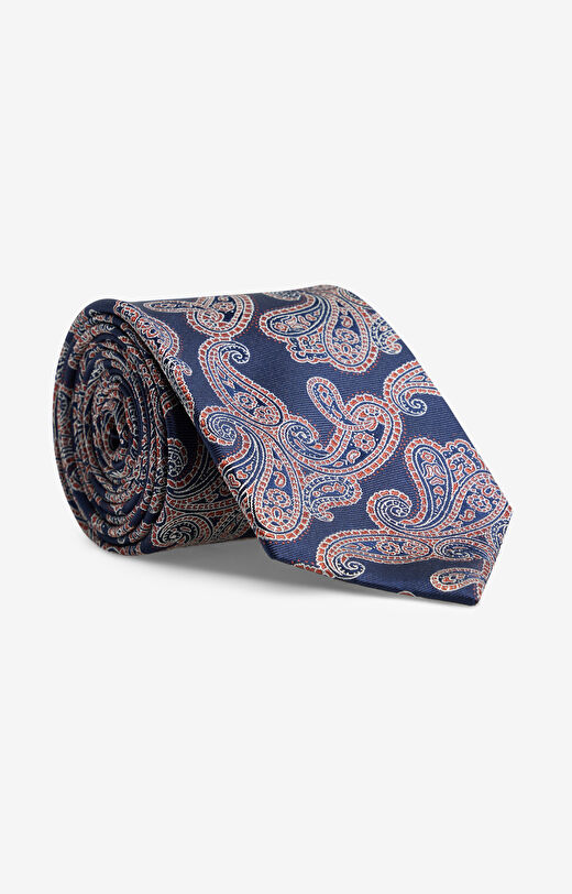 Jedwabny krawat we wzór paisley