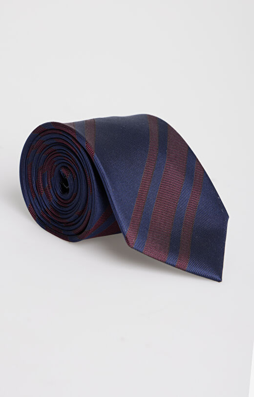 Jedwabny krawat w paski