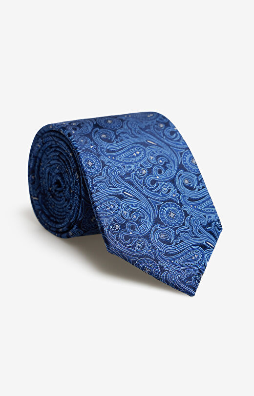 Jedwabny krawat we wzór paisley