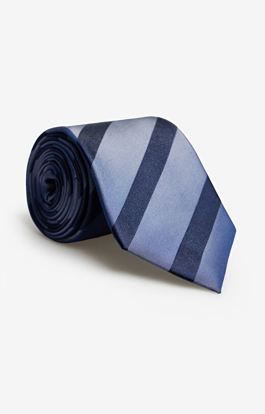 Jedwabny krawat w paski