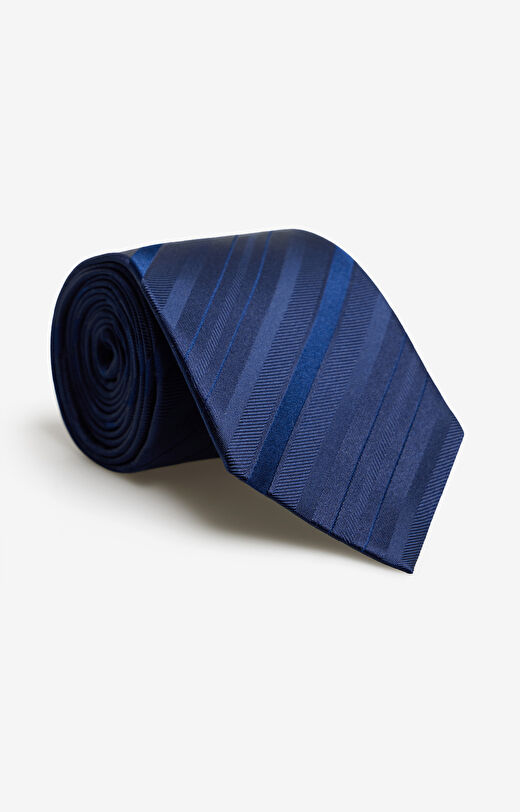 Jedwabny krawat w paski