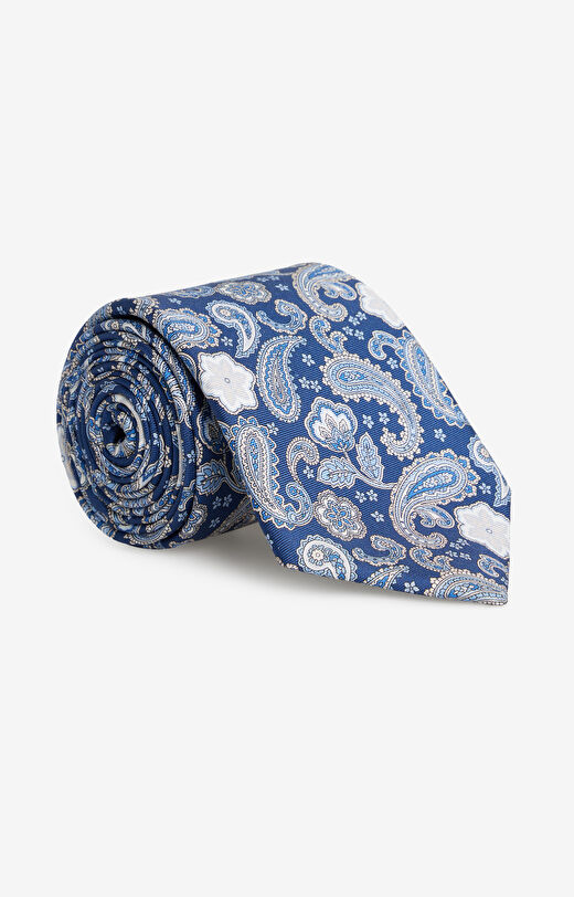 Jedwabny krawat we wzór paisley