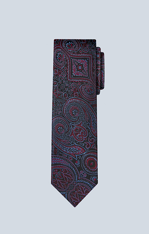 Jedwabny krawat we wzór paisley