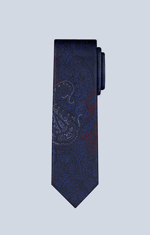 Jedwabny krawat ze wzorem paisley