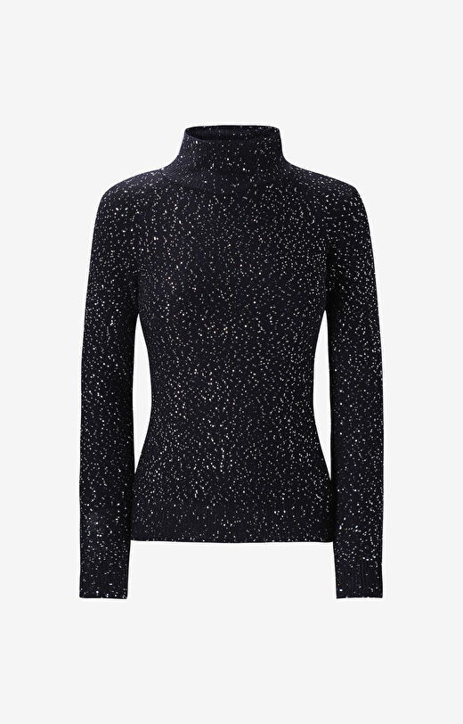 Półgolf z cekinami