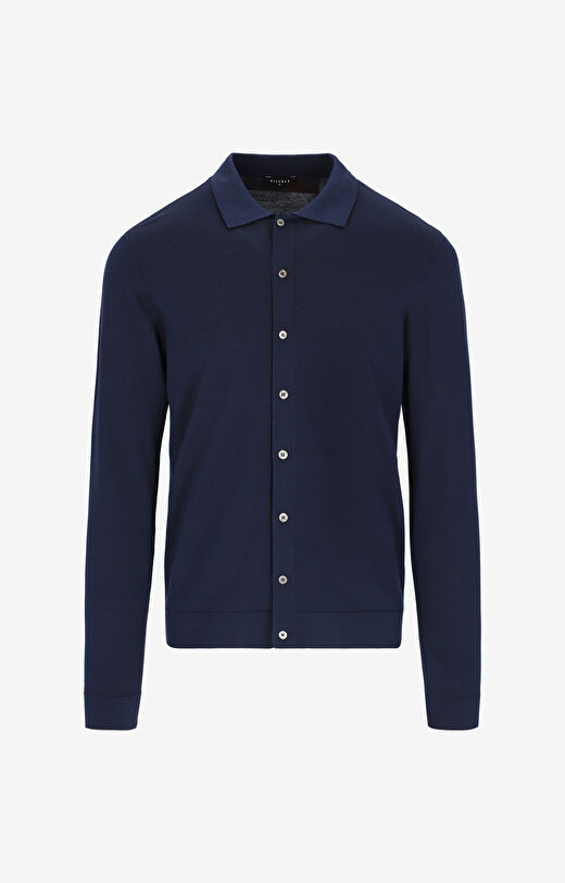 Sweter o kroju koszuli