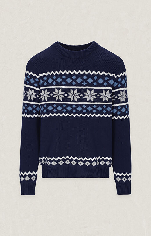 Sweter we wzory