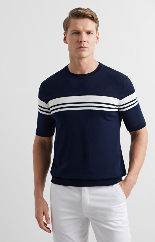 T-shirt swetrowy regular