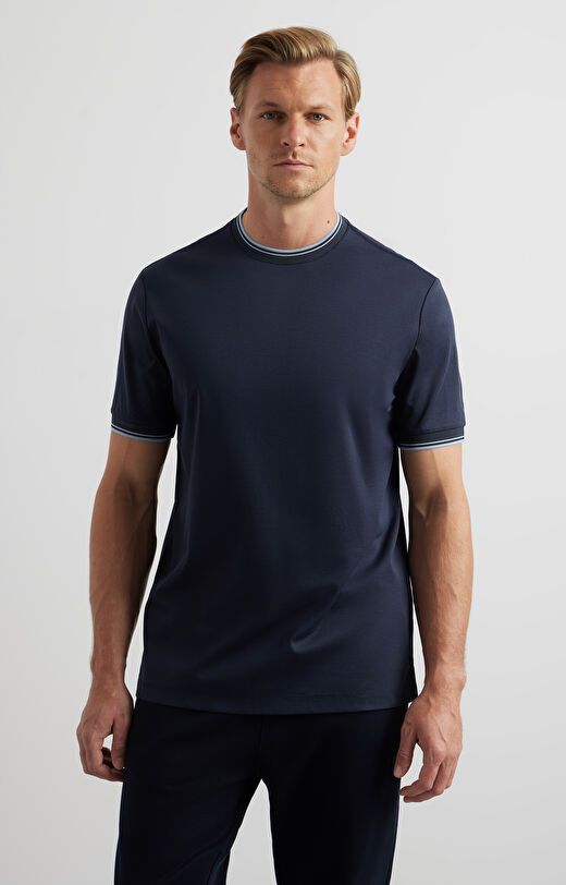 Gładki t-shirt regular