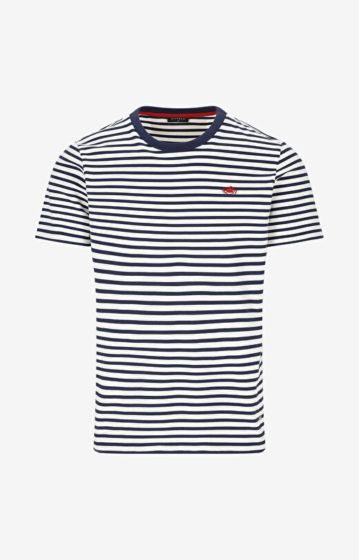 T-shirt regular w paski