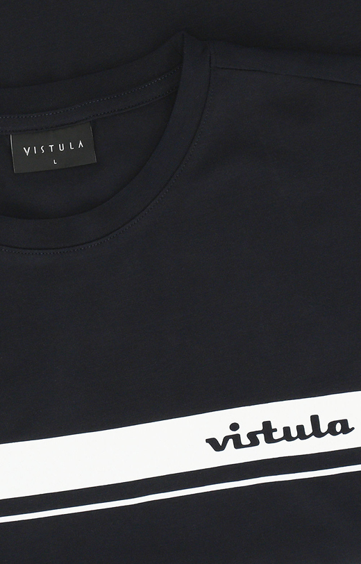 Sportowy t-shirt z logo Vistula Retro