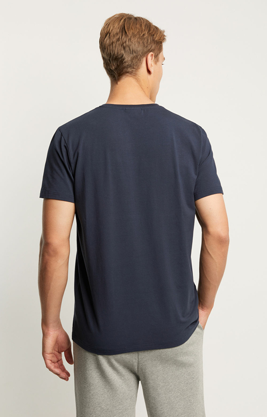 T-shirt z bawełny pima z dodatkiem elastanu