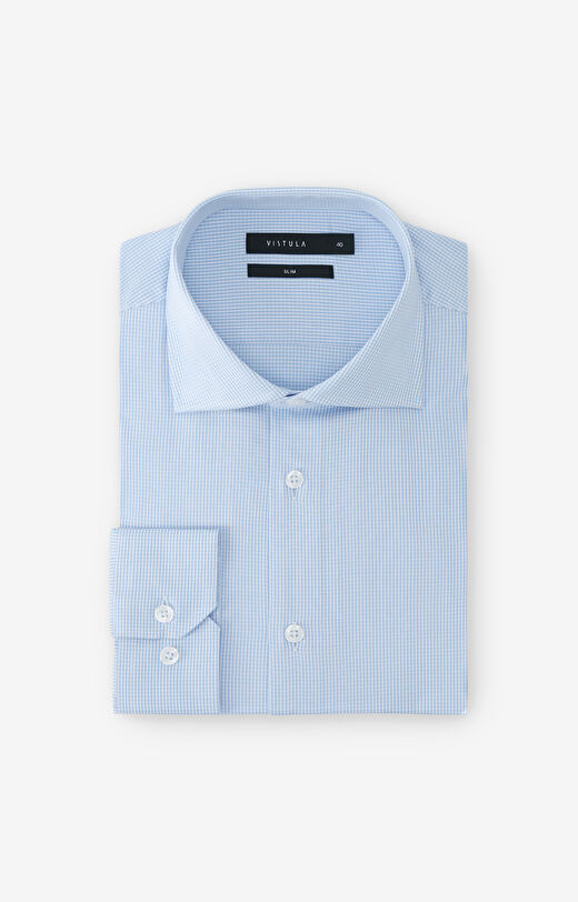 Koszula slim fit w kratkę