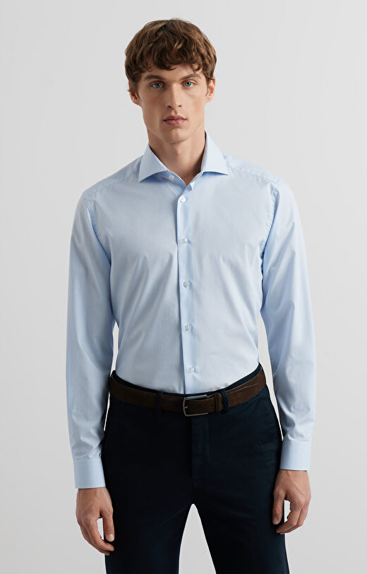 Koszula slim fit w prążek