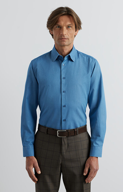 Jeansowa koszula slim