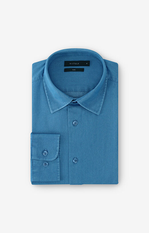 Jeansowa koszula slim