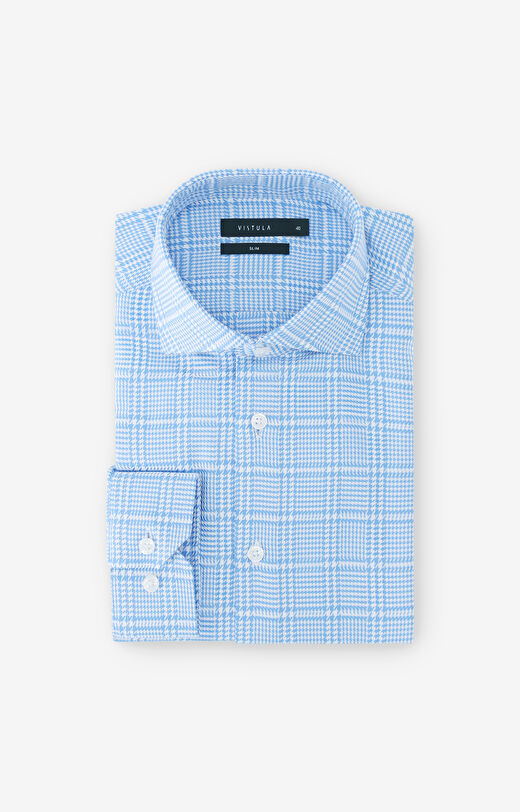 Koszula slim w kratę