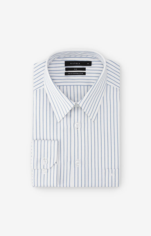 Koszula slim w prążek