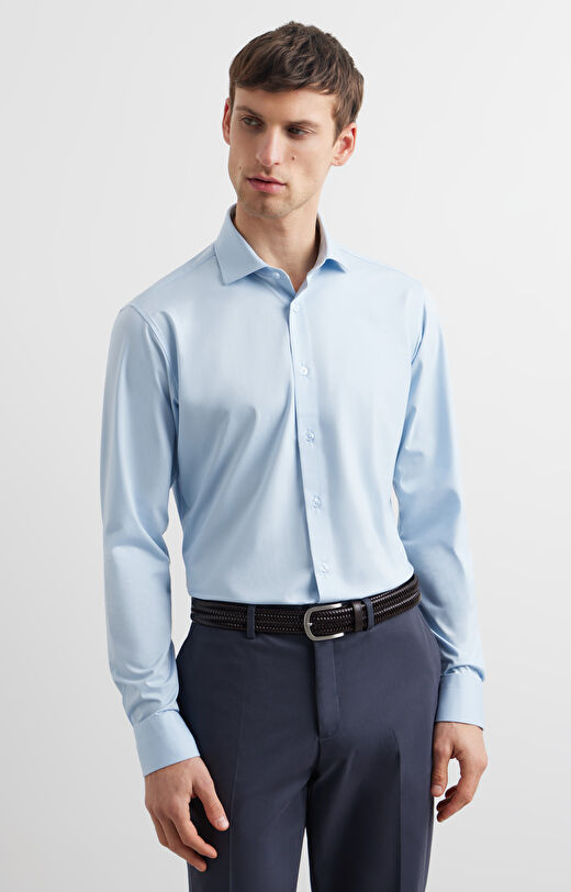 Jasnoniebieska koszula długi rękaw VISTULA
