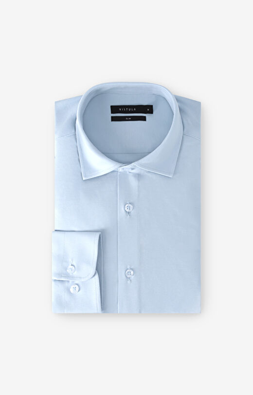 Jasnoniebieska koszula długi rękaw VISTULA