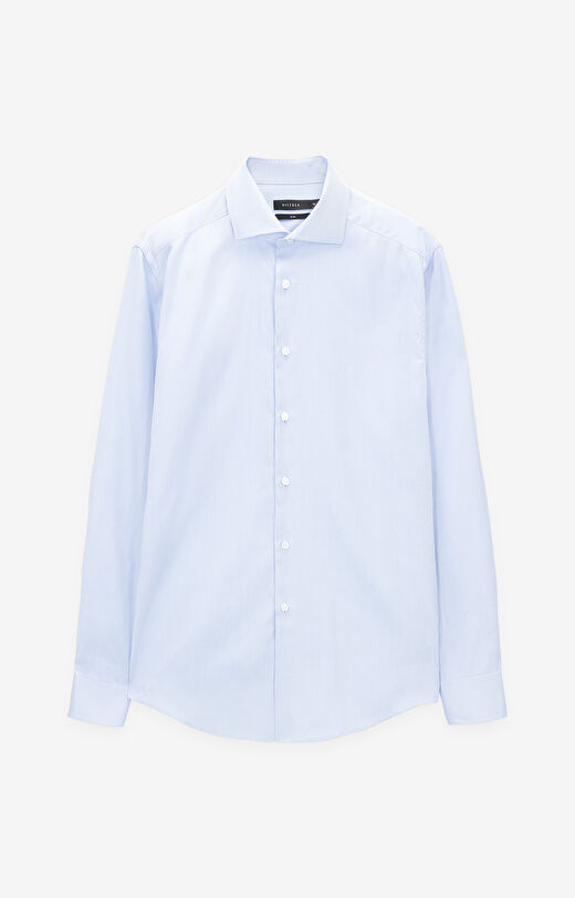 Koszula slim fit z bawełny two ply