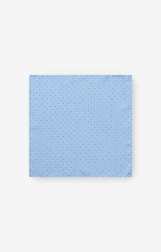 Jedwabna poszetka w geometryczny wzór